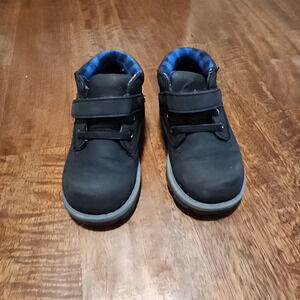 Granimals toddler ankle boots blue plaid size 6
